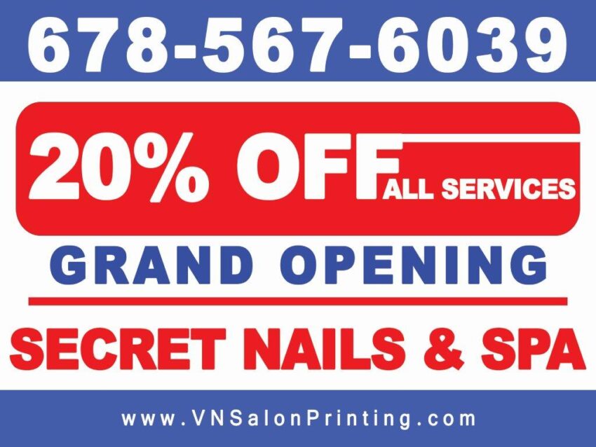 Yard Sign - VN Printing Inc - (678) 331-5551